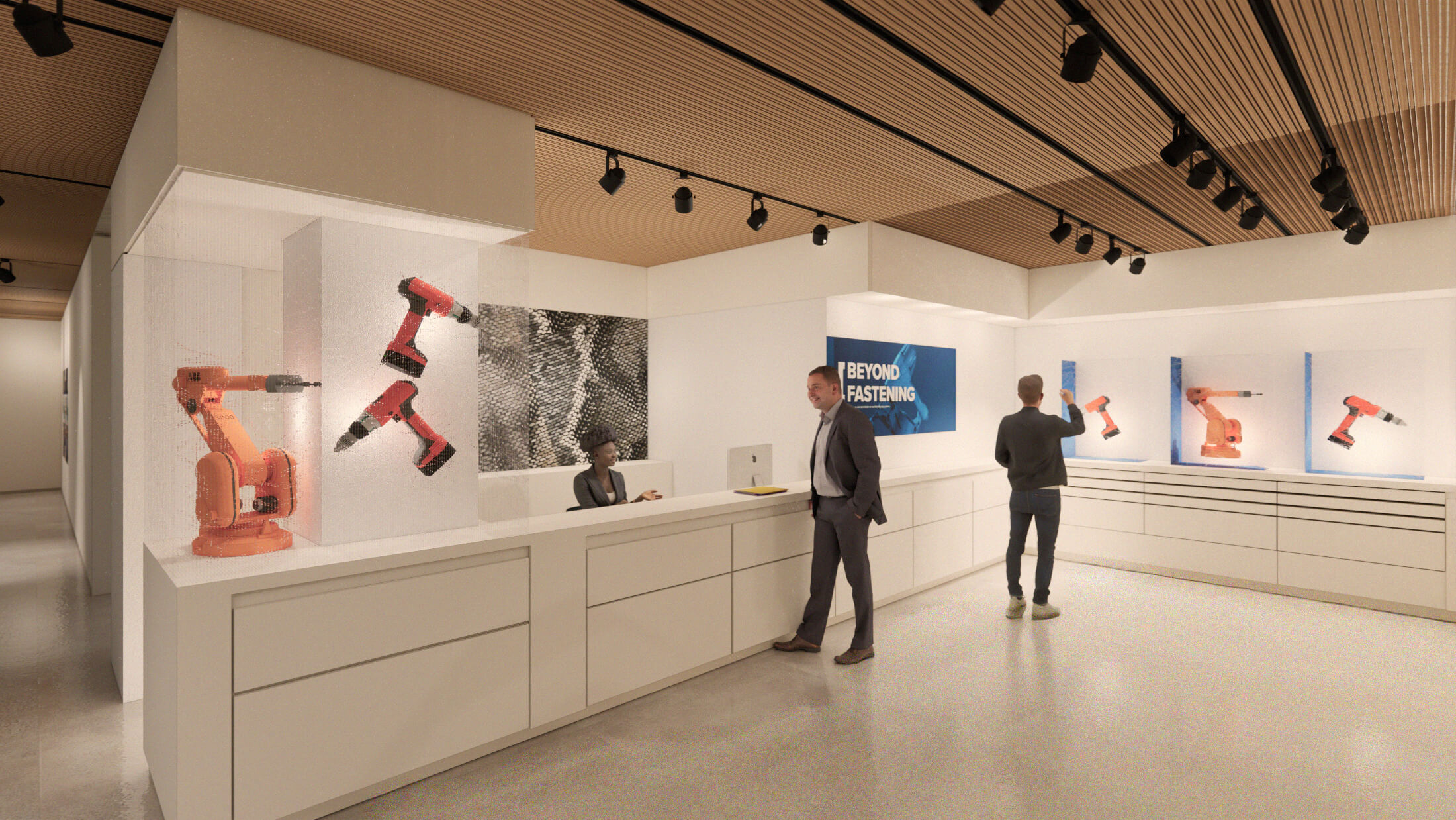 WOU Architects Innenarchitektur Foyer Beck Fastening WOU Architects Innenarchitektur Foyer Beck Fastening