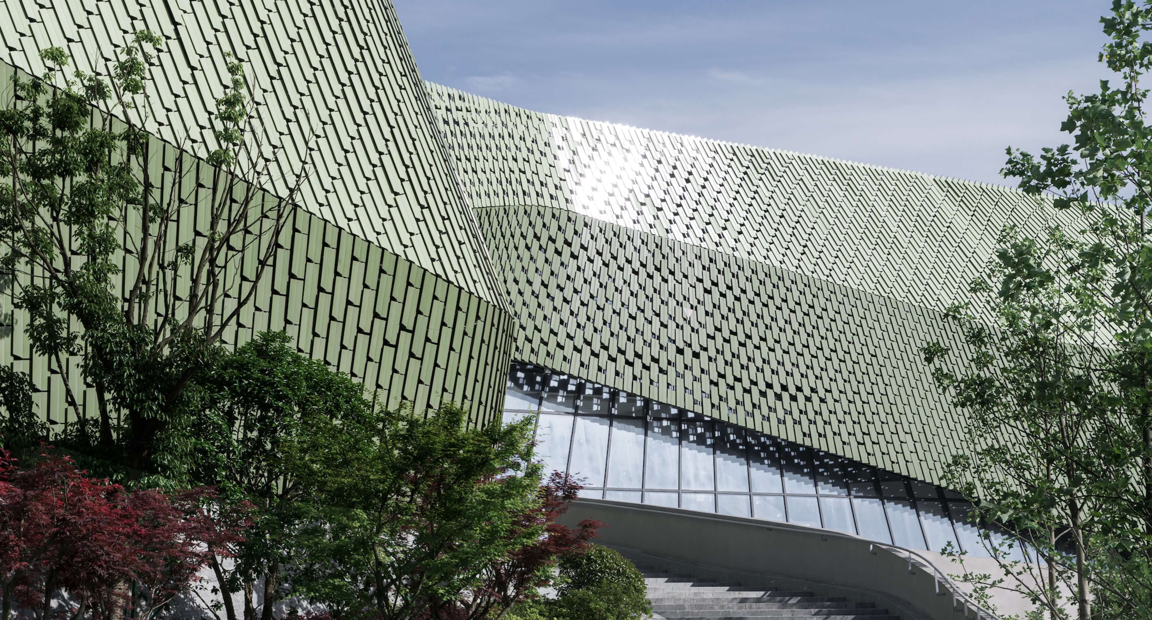WOU Architektur Museum Ningbo China Fassade Keramik WOU Architektur Museum Ningbo China Fassade Keramik